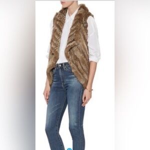 Yves Salomon Fur Vest - Size 34